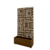 'Labyrinth' Garden Screen with Planter  | Corten Steel | 2 Sizes - Screens by CORE
