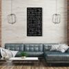 LABYRINTH GARDEN SCREEN | BLACK COMPOSITE | 600 X 1200MM (2FT X 4FT) - Screens by CORE - Image 2