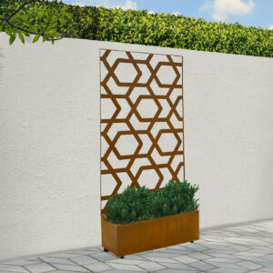 corten planter