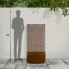 'Ria' Garden Screen with Rounded Planter | Corten Steel | 2 Sizes - Screens by CORE - Image 3