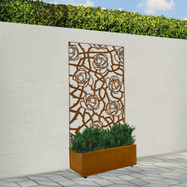 corten planter