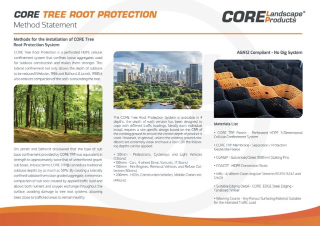 CORE TRP document cover