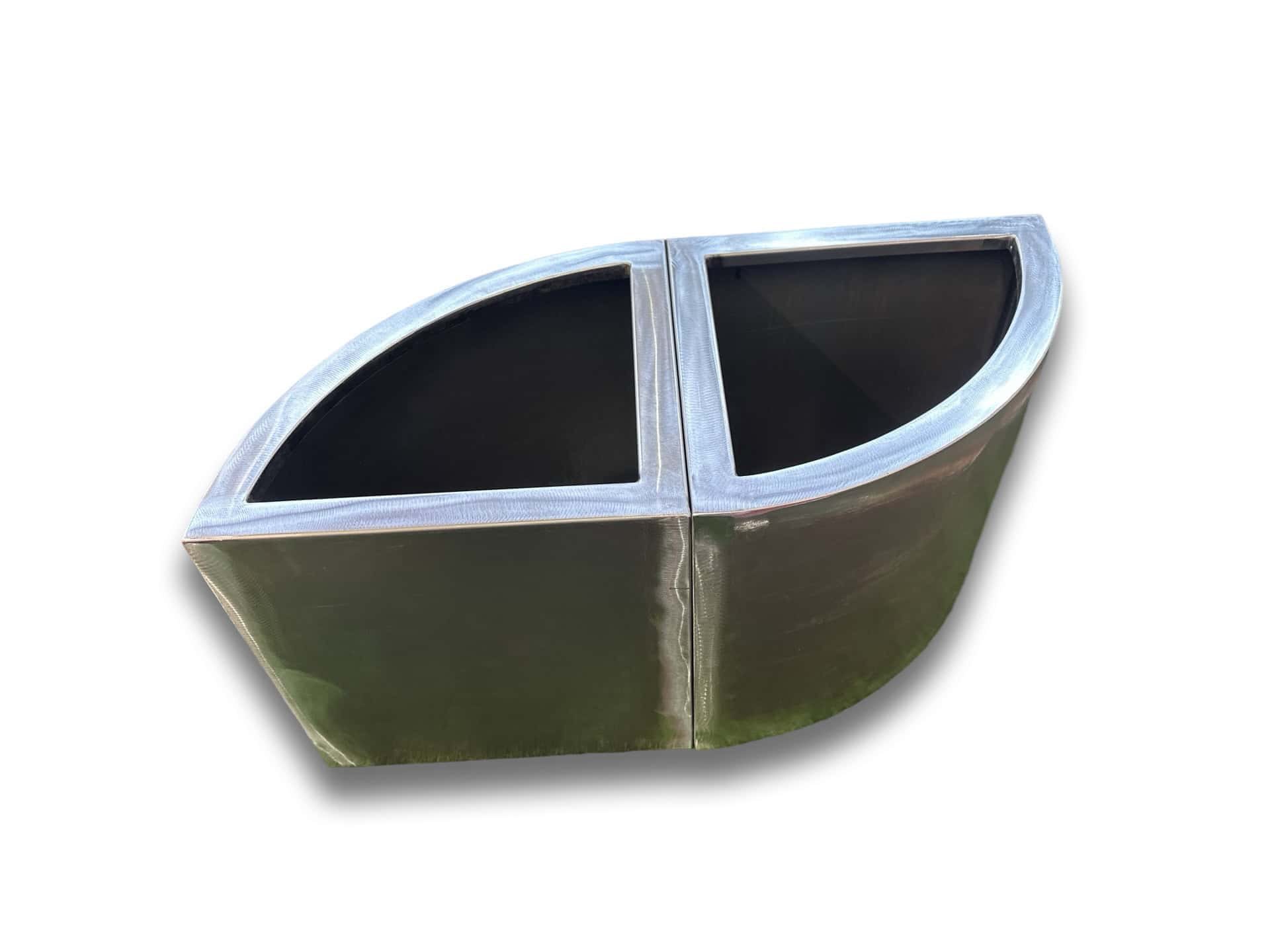 Chelsea - Corten Steel Wedge Shape Planter - Multiple Sizes - Image 5