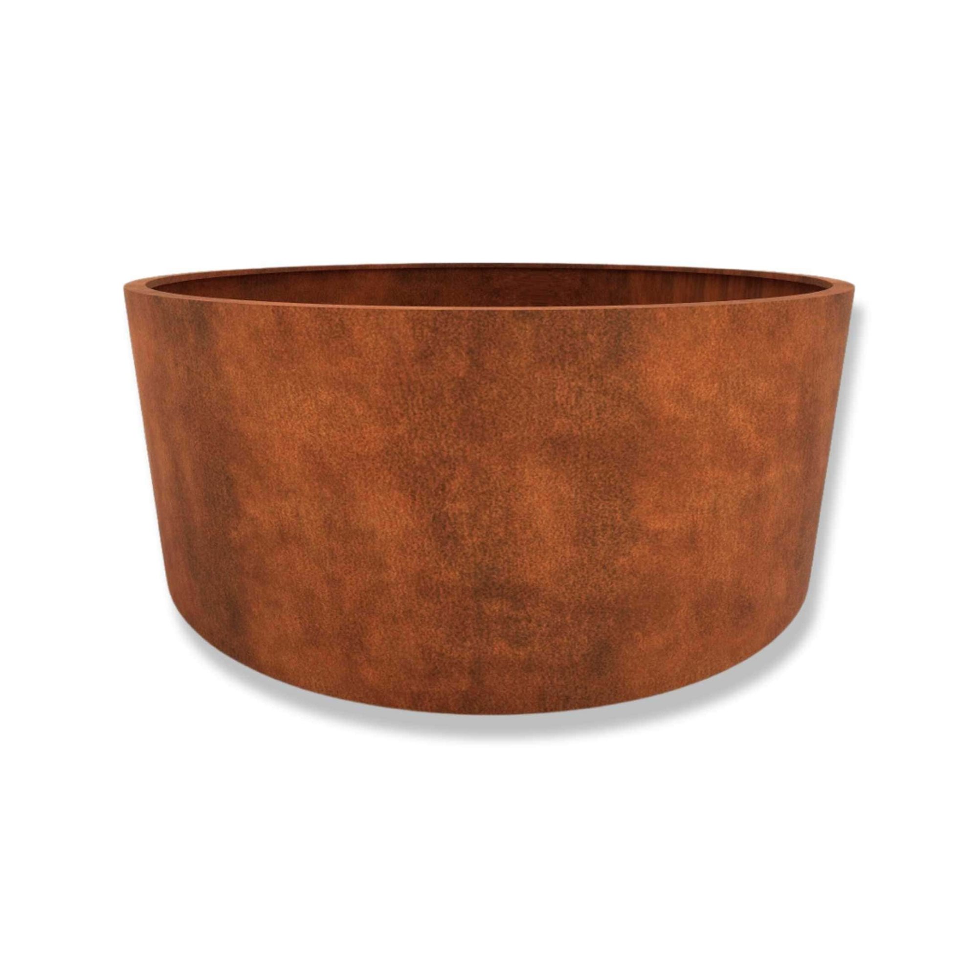 Hampton Bottomless Cylindrical Planter - Corten or Mild Steel - Multiple Sizes - Image 5