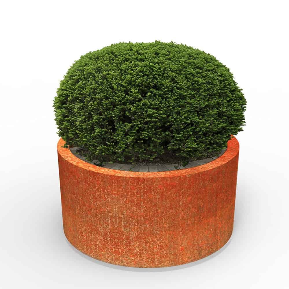 Henley Cylindrical Planter Bottomless - Mild Steel or Corten - Multiple Sizes - Image 3