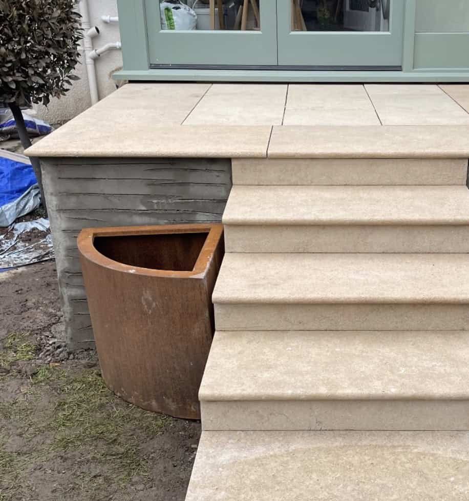 Chelsea - Corten Steel Wedge Shape Planter - Multiple Sizes