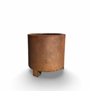 Henley Cylindrical Planter with Feet - Mild Steel or Corten - Multiple Sizes