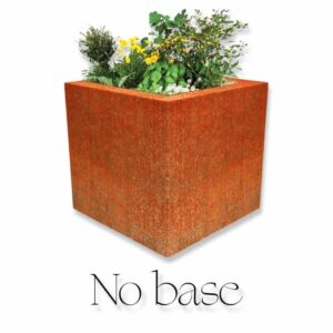 Arden Cube Planter Bottomless - Mild Steel or Corten - Multiple Sizes