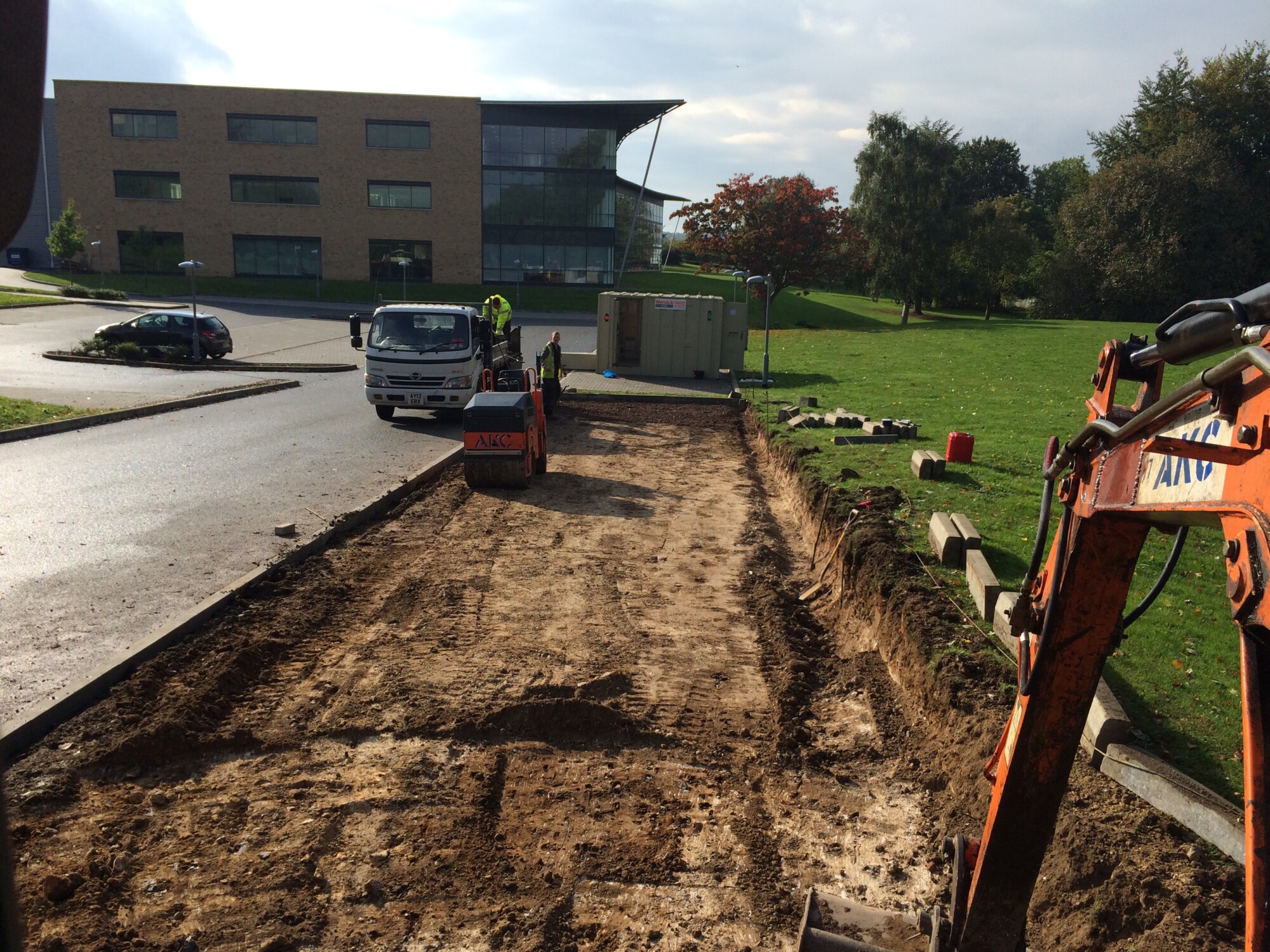 ADDITIONAL PARKING INSTALLATION USING CORE GRASS 40-60 GRID